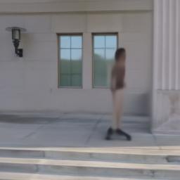 RayDer reconstruction, blurry with stylized colors